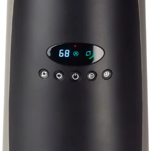 Lasko 1500W Full-Circle Ceramic Tower Space Heater – Remote Control, CT22360, Black