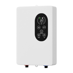 JLLOM 110V Portable Electric Tankless Water Heater – Instant Hot Shower & Kitchen