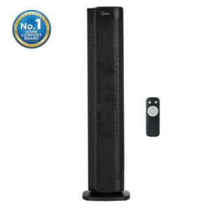Midea 30" Ceramic Tower Space Heater – Electric, Black, MSHC30TD5BBV